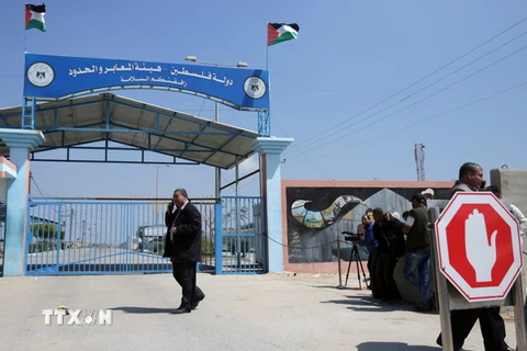 Cửa khẩu Erez ở Beit Hanun, Dải Gaza ngày 26/3 vừa qua. (Ảnh: AFP/TTXVN)