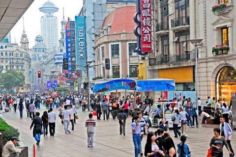 Đường Nam Kinh ở Thượng Hải củ Trung Quốc. (Nguồn: Getty Images)