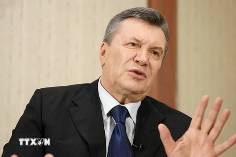 Cựu Tổng thống Viktor Yanukovych. (Ảnh: AFP/TTXVN)