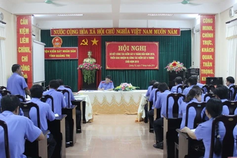Một hội nghị của Viện kiểm sát Nhân dân tỉnh Quảng Trị. (Nguồn: vksquangtri.gov.vn)
