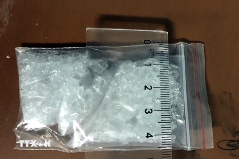 Ma túy đá - Methamphetamine. (Ảnh: Nguyễn Hoàng/TTXVN) 