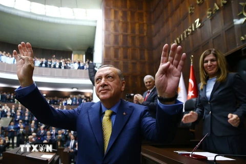 Tổng thống Thổ Nhĩ Kỳ Tayyip Erdogan. (Ảnh: EPA/TTXVN)