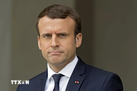 Tân Tổng thống Pháp Emmanuel Macron. (Ảnh: EPA/TTXVN)