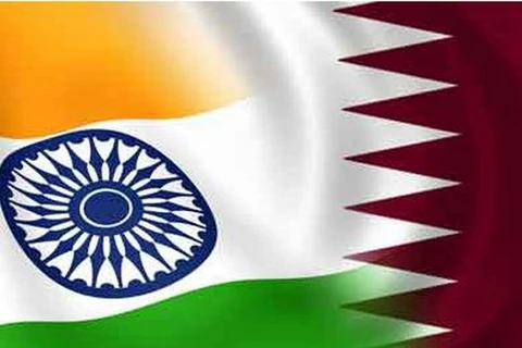 Cờ của Ấn Độ và Qatar. (Nguồn: yespunjab.com)
