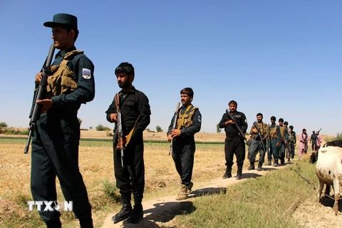 Lực lượng an ninh Afghanistan. (Ảnh: EPA/TTXVN)