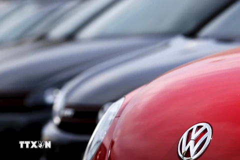 Các mẫu xe của hãng Volkswagen. (Ảnh: Reuters/TTXVN)