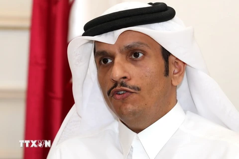 Ngoại trưởng Qatar Mohammed bin Abdulrahman al-Thani. (Ảnh: AFP/TTXVN)