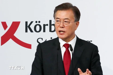 Tổng thống Hàn Quốc Moon Jae-in. (Ảnh: EPA/TTXVN)