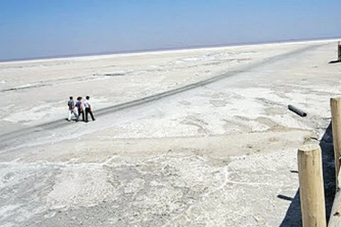 Hồ Urmia. (Nguồn: ncr-iran.org)