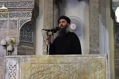Thủ lĩnh của tổ chức Nhà nước Hồi giáo (IS) tự xưng Abu Bakr al-Baghdadi. (Nguồn: Reuters)