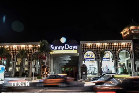 Khu nghỉ dưỡng Sunny Days El Palacio ở Hurghada, Ai Cập sau vụ tấn công, ngày 15/7. (Ảnh: AFP/TTXVN)