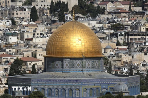 Toàn cảnh đền al-Aqsa ở thành phố cổ Jerusalem ngày 14/7. (Ảnh: EPA/TTXVN) 