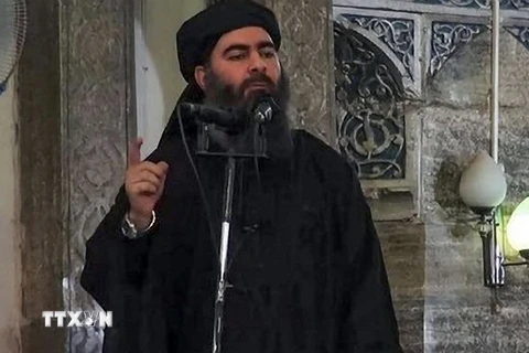Thủ lĩnh Nhà nước Hồi giáo (IS) tự xưng Abu Bakr al-Baghdadi. (Ảnh: EPA/TTXVN)