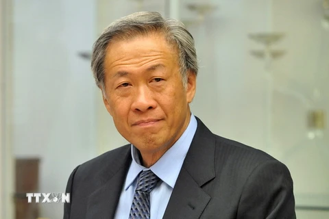 Bộ trưởng Quốc phòng Singapore Ng Eng Hen. (Ảnh: AFP/TTXVN)