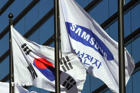 Trụ sở của Tập đoàn Samsung Electronics ở Seoul tại Hàn Quốc. (Ảnh: AFP/TTXVN)