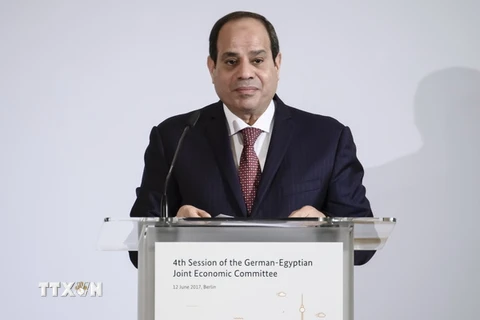 Tổng thống Ai Cập Abdel-Fattah El-Sisi. (Ảnh: EPA/TTXVN)
