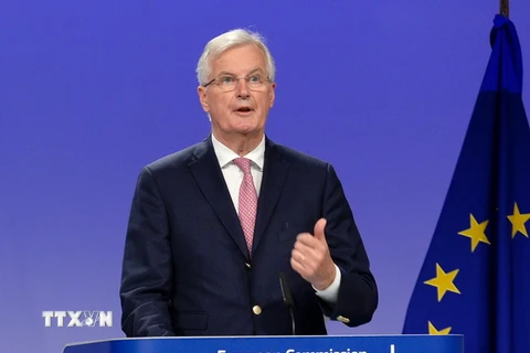 Trưởng đoàn đàm phán về Brexit của Liên minh châu Âu (EU) Michel Barnier. (Ảnh: AFP/TTXVN)