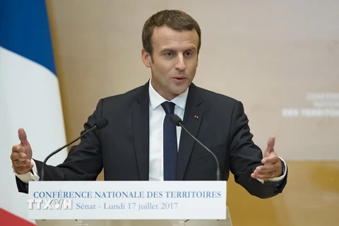 Tổng thống Pháp Emmanuel Macron. (Ảnh: EPA/TTXVN)