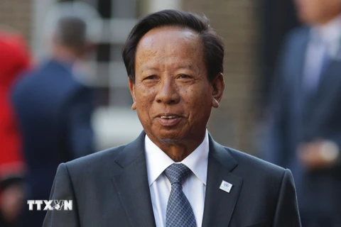  Bộ trưởng Quốc phòng Campuchia Tea Banh. (Ảnh: AFP/TTXVN)