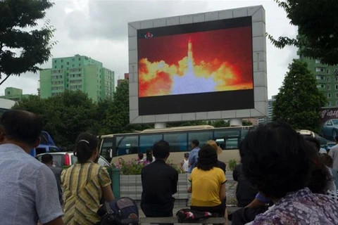Bình Nhưỡng phóng tên lửa đạn đạo xuyên lục địa đầu tiên. (Nguồn: AFP)
