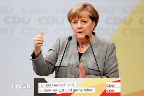 Thủ tướng Đức Angela Merkel. (Ảnh: EPA/TTXVN) 