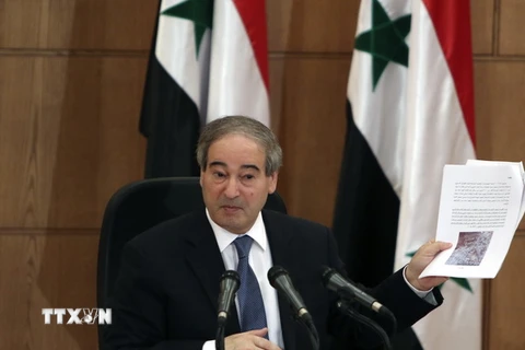 Thứ trưởng Ngoại giao Syria Faisal Mekdad. (Ảnh: EPA/TTXVN)