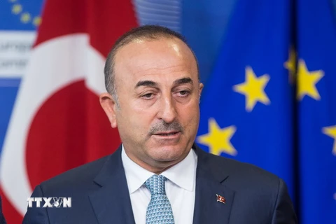 Ngoại trưởng Thổ Nhĩ Kỳ Mevlut Cavusoglu. (Ảnh: EPA/TTXVN)