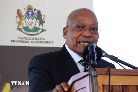 Tổng thống nước chủ nhà Jacob Zuma. (Ảnh: EPA/TTXVN)