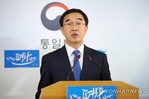 Bộ trưởng Bộ Thống nhất Cho Myoung-gyon. (Nguồn: Yonhap)