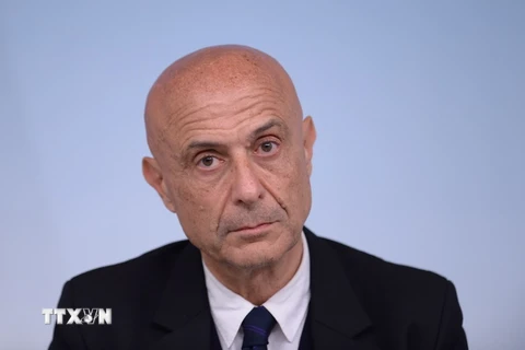 Bộ trưởng Nội vụ Italy Marco Minniti. (Ảnh: AFP/TTXVN)
