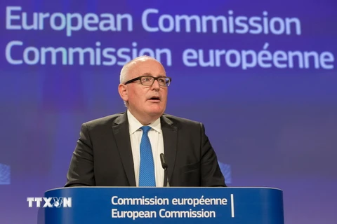 Phó Chủ tịch EC Frans Timmermans. (Ảnh: EPA/TTXVN)