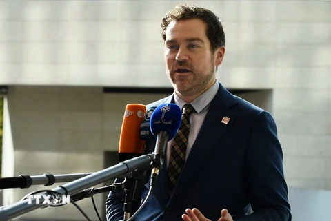 Tân Bộ trưởng Quốc phòng Hà Lan Klaas Dijkhoff. (Ảnh: AFP/TTXVN)
