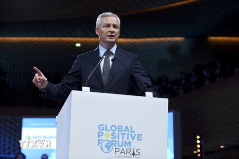 Bộ trưởng Kinh tế Pháp Bruno Le Maire. (Ảnh: AFP/TTXVN)