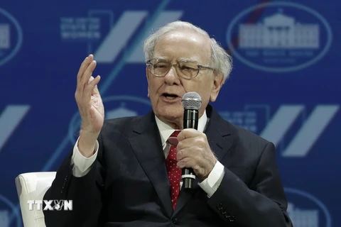 Tỷ phú Warren Buffett. (Ảnh: AFP/TTXVN)