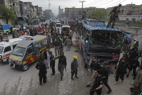 Một vụ tai nạn tại Pakistan. (Nguồn: AP)