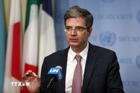 Đại sứ Pháp tại Liên hợp quốc Francois Delattre. (Ảnh: THX/TTXVN)