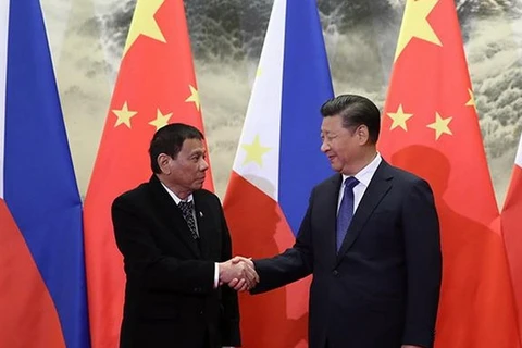Chủ tịch Trung Quốc Tập Cận Bình và Tổng thống Philippines Rodrigo Duterte. (Nguồn: cnnphilippines)