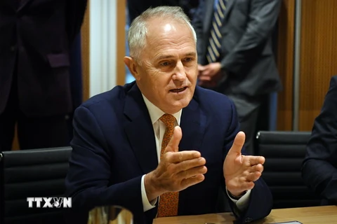 Thủ tướng Australia Malcolm Turnbull. (Ảnh: AFP/TTXVN)