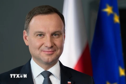 Tổng thống Cộng hòa Ba Lan Andrzej Duda. (Ảnh: TTXVN phát)