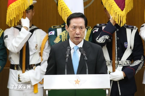 Bộ trưởng Quốc phòng Hàn Quốc Song Young-moo. (Ảnh: Yonhap/TTXVN)