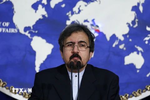 Người phát ngôn Bộ Ngoại giao Iran Bahram Qassem. (Ảnh: AFP/TTXVN)