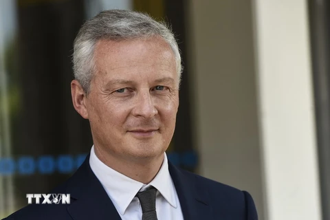 Bộ trưởng Tài chính Pháp Bruno Le Maire. (Ảnh: AFP/TTXVN)