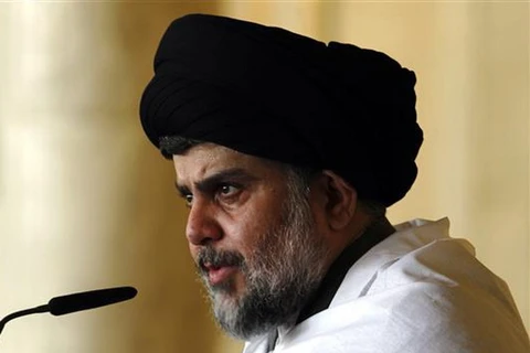 Giáo sỹ Hồi giáo dòng Shiite Moqtada al-Sadr. (Nguồn: AFP)