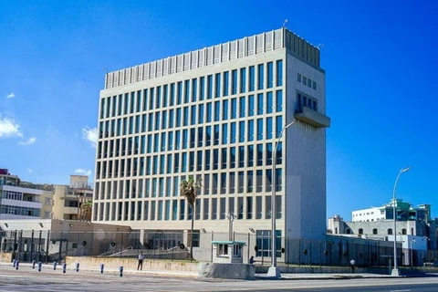 Đại sứ quán Mỹ tại thủ đô La Habana, Cuba. (Nguồn: ABC News/TTXVN)