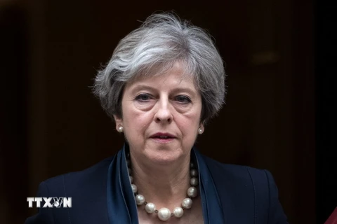 Thủ tướng Anh Theresa May tại thủ đô London. (Ảnh: AFP/TTXVN)