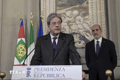 Thủ tướng Italy Paolo Gentiloni. (Ảnh: AFP/TTXVN)