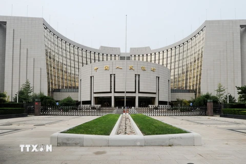 Trụ sở Ngân hàng Trung ương Trung Quốc tại Bắc Kinh. (Ảnh: AFP/TTXVN)