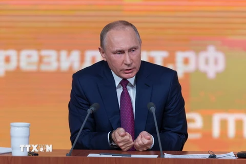 Tổng thống Nga Vladimir Putin. (Ảnh: THX/TTXVN)