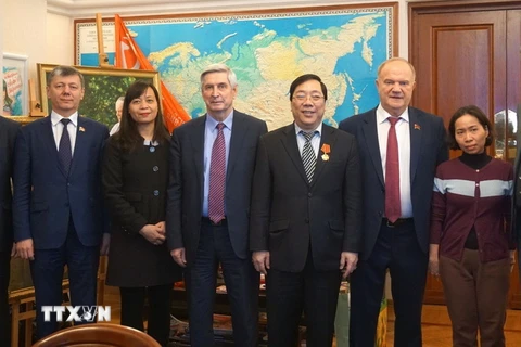 Chủ tịch Đảng Cộng sản LB Nga đánh giá cao sự ủng hộ của Việt Nam 