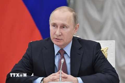 Tổng thống Nga Vladimir Putin. (Ảnh: AFP/TTXVN)